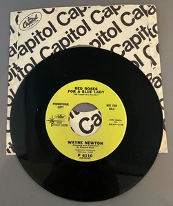 WAYNE NEWTON promo 45 Red Roses for a Blue Lady/One More Memory Capitol EX - Picture 1 of 4