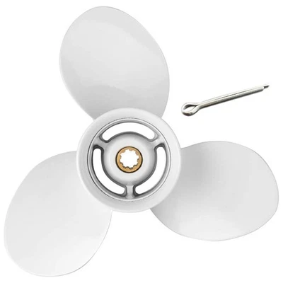 Outboard Propeller for  9.9Hp 15Hp 9 1/4X 9 Boat Motor Screw Ship Marine9570 - Image 1 of 4