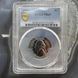 1962 US 5 Cents PCGS PR65 #020 - Picture 1 of 4