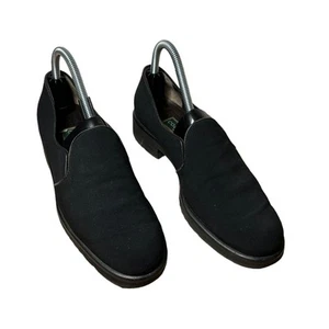 Cole Haan Women's Black Fabric Vibram Rubber Sole Low Heel Slip On Size 8 1/2 - Picture 1 of 6