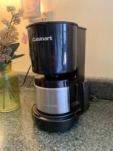 Cuisinart DCC-450 4 Cup Coffee Maker Stainless Steel Carafe Tested & Working