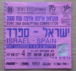 Tickets Israel - Spanien 1998 - Bild 1 von 1