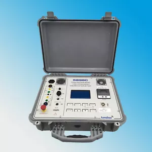 Tinsley 5896C Transformator Micro-Ohmmeter 60A Wicklungswiderstandsprüfer 2 Kanal - Bild 1 von 4