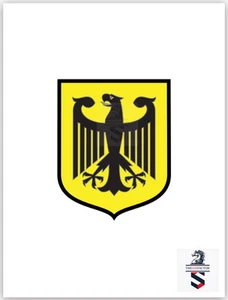 German Wolfsburg Coat of Arms Eagle Car Decals  - Picture 1 of 1