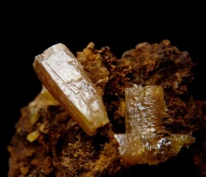 ¡Bonitos cristales de WULFENITA!!!--- MINA MEXICO Durango OJUELA /pl091 - Imagen 1 de 10