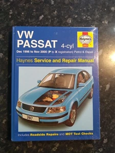 VW Passat 4-cyl Petrol & Diesel (Dec 96-Nov 00) Haynes Repair Manual NEW 2005 - Picture 1 of 2