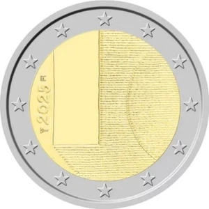 2 Euro Gedenkmünze Finnland 2025 Staatsbesuch UNC - Bild 1 von 1