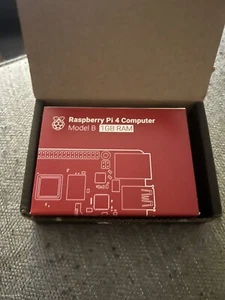 Raspberry Pi 4 Model B 1GB RAM - Brand New FAST FREE SHIPPING - Afbeelding 1 van 3