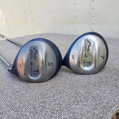 Lady Cobra Ti Titanium Oversize Offset 5 & 7 Wood Ladies Graphite Right Handed - Image 1 of 4