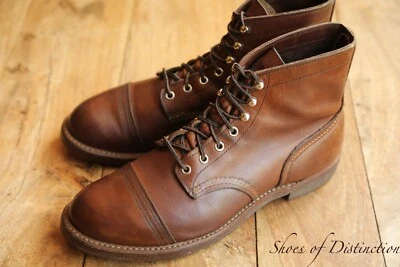 Redwing Red Wing 8111 Brown Leather Derby Boots Men's UK 9 US 10 D EU 43 - Image 1 of 4