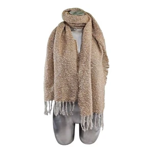 Tahari Damen braun/beige süßer Strickschal 73" x 13" - Bild 1 von 4