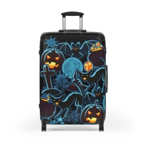 BLACK CATS JACKOLANTERNS SPOOKY Koffer - Bild 1 von 13