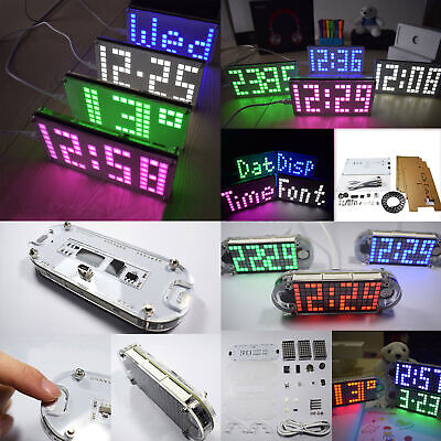 DS3231 Digital LED Dot Matrix Display DIY Digital LED Clock Kit For Arduino • 25.08£