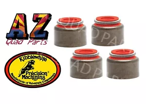 Polaris Predator / Outlaw 500 Kibblewhite Red Viton Valve Stem Guide Seals Set 4 - Picture 1 of 1