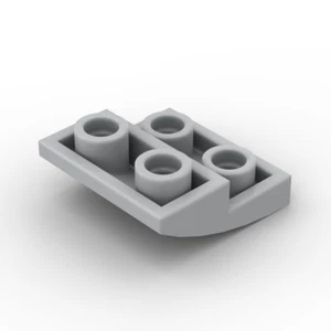 Lego 10x Bogenstein invers 2x2 slope curved 32803 hellgrau light bluish gray - Picture 1 of 1