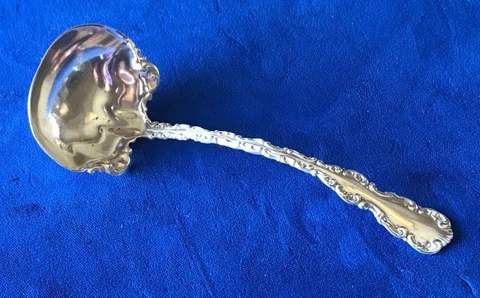 Whiting LOUIS XV Sterling Silver Ladle 5-3/4 Inch No Mono Cover