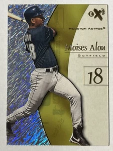 1998 Fleer EX 2001 #26 Moises Alou Houston Astros Baseball Card Acetate - Picture 1 of 4
