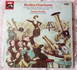 ASD 3212 Berlioz Overtures Andre Previn London Symphony EMI Quad Stereo Vinyl - Picture 1 of 6