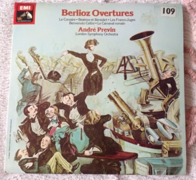 ASD 3212 Berlioz Overtures Andre Previn London Symphony EMI Quad Stereo Vinyl - Image 1 of 4