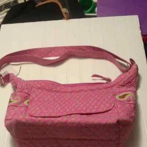 My Quilted Bag Crossbody Quilted Paisley Adjustable Fabric Nylon Zipper Top Bag - Picture 1 of 7