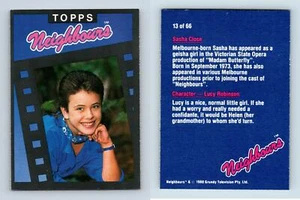 Sasha Close As Lucy Robinson #13 Neighbours Series 1 Topps 1988 Trading Card - Picture 1 of 1