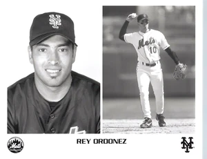 Rey Ordonez Mets 8x10 Glossy Black & White Composite Press Photo from 2000 VTG - Picture 1 of 2