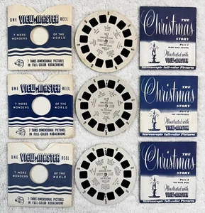 View Master Reel Set XM 1,2,3 The Christmas Story (4) - Picture 1 of 5
