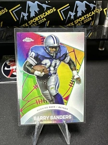 2023 Topps Compuesto Barry Sanders Topps Cromo Todo Grabado Refractor #CAE-21 Lions - Imagen 1 de 2