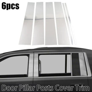 Door Chrome Window Pillar Posts Trim Cover For Chevy GMC Yukon XL 2015-2020 - Bild 1 von 8