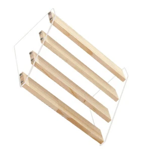 Holz Display Ständer Mehrschicht Regal Mehrschichtregal Schreibtisch Organizer - Bild 1 von 12