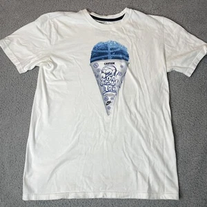 Nike Snow Cone Harlem NYC Basketball T Shirt White 2 Cold 2 Hold Size Large - Picture 1 of 7