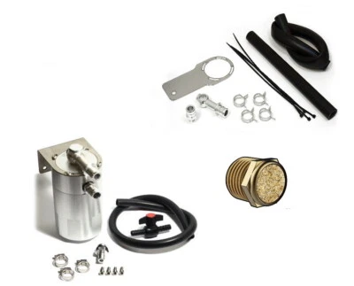 SAAS Oil Separator Catch Can Billet Alloy for VW Volkswagen Amarok 2.0L 2011 > - Image 1 of 4