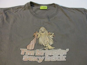 CAPTAIN CAVEMAN I'M BRINGIN' SEXY BACK T-SHIRT LG HANNA BARBERA THE TEEN ANGELS - Picture 1 of 8
