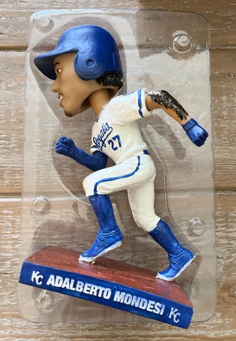 New In Box 2019 Kansas City Royals Adalberto Mondesi Bobblehead MLB SGA #27 Cover