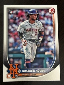 2025 Bowman - Luisangel Acuna #83 (RC) - New York Mets - Picture 1 of 2