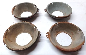 64 PONTIAC GTO USED FACTORY HEADLIGHT BUCKET POCKET SET OF 4 #2 - Picture 1 of 8