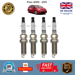 **New** Toyota Prius 1.8L Hybrid 2009 ~ 2015 Engine Spark Plug x4 (90919-01253) - Picture 1 of 10