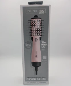 Conair Infiniti Pro The Knot Dr. All-in-One Compact Oval Trocknerbürste Pink NEU - Bild 1 von 5