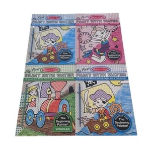 Melissa & Doug Lot of 4 My First Paint With Water Coloring Books Set Sealed New - Picture 1 of 9