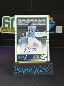 2020 Panini Chronicles - Classics Autographs Evan White #CA-EW (AU, RC) - Picture 1 of 2