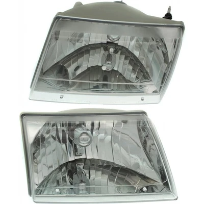 Par de conjunto de faróis MAZDA B2300 2001 - 2010 certificado CAPA - Imagem 1 de 4