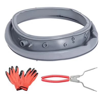 WF45K6200AW/A2 Washer Door Seal for Samsung WF45K6200AZ M5500AP/AZ Replacement - Image 1 of 3