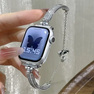 Correa de pulsera ajustable de diamantes Ultra SE para Apple Watch Series 10 9 8 7 6 5 4 - Imagen 1 de 33