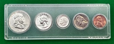 1963 P 90% Silver Birth Year 5-Coin MINT SET in Whitman Holder Uncirculated - Image 1 of 4