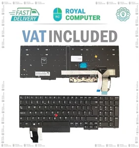 Neu für Lenovo Thinkpad T590 P52 P72 P53 P53S P73 UK Tastatur - 01YP708 - Bild 1 von 1