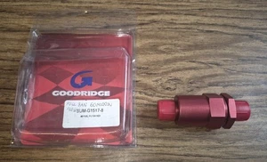 GOODRIDGE FULL FLOW 60 MICRON RED ANODIZED FUEL FILTER SUM-G1517-8 - Picture 1 of 2