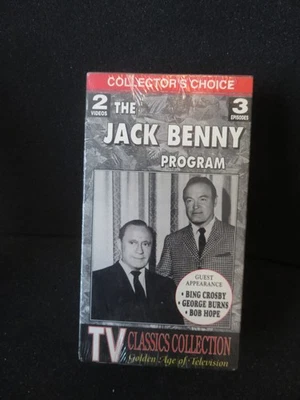 SEALED Jack Benny Program VHS Set Collector’s Choice TV Classics 3 Episodes - Image 1 of 3