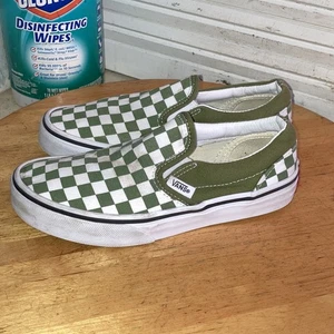 Vans Kids Classic Theory Slipper, Schachbrett Slipper Schuhe, Größe US Kids 2, EX - Bild 1 von 7