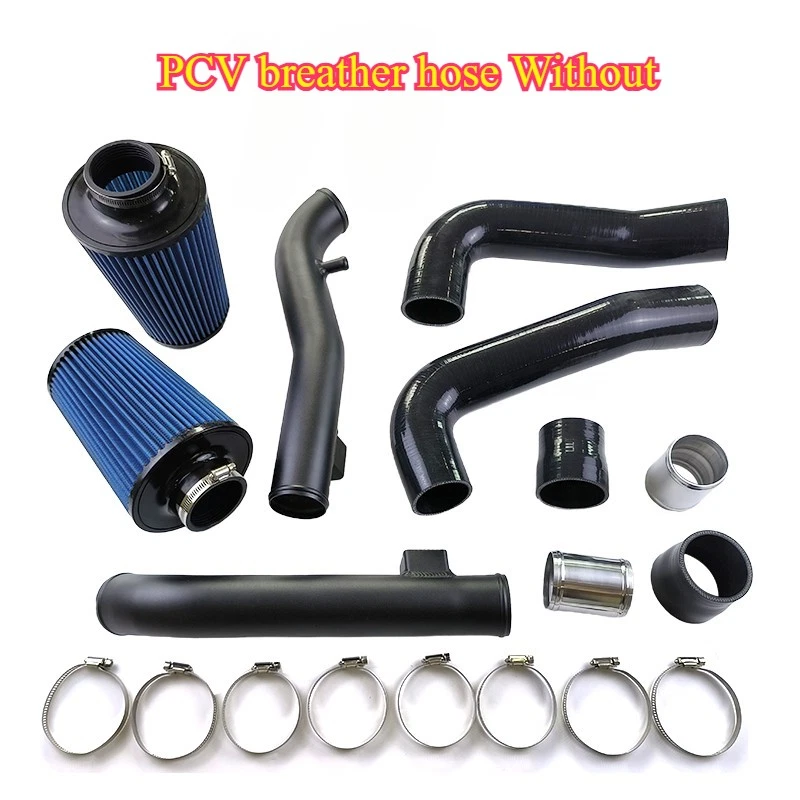 3"  Dual Cold Air Intake Kit For Nissan Infiniti 370Z / G37 Q60 +Blue Air Filter Foto 1 de 4