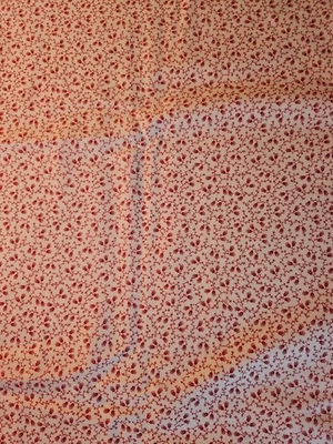 1 Yard Cotton Quilt Fabric Companions By marsha mccloskey Pink Flowers 2 Designs - Image 1 of 4